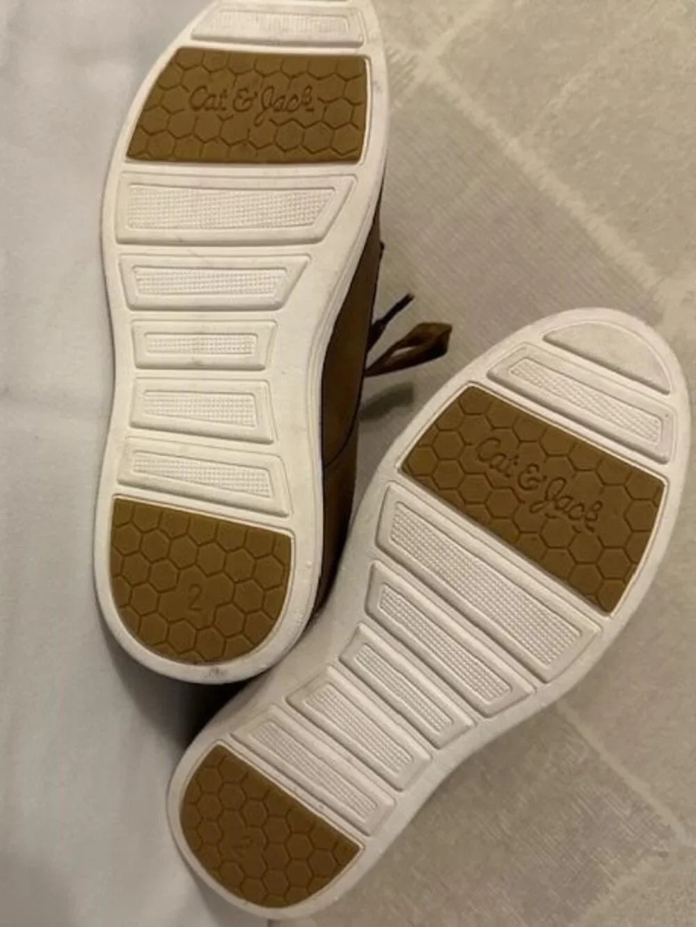 Cat & Jack Brown Dress Shoes, boys size 2